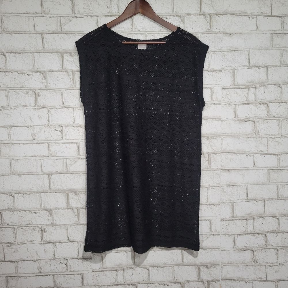 Merona black swimsuit cover up